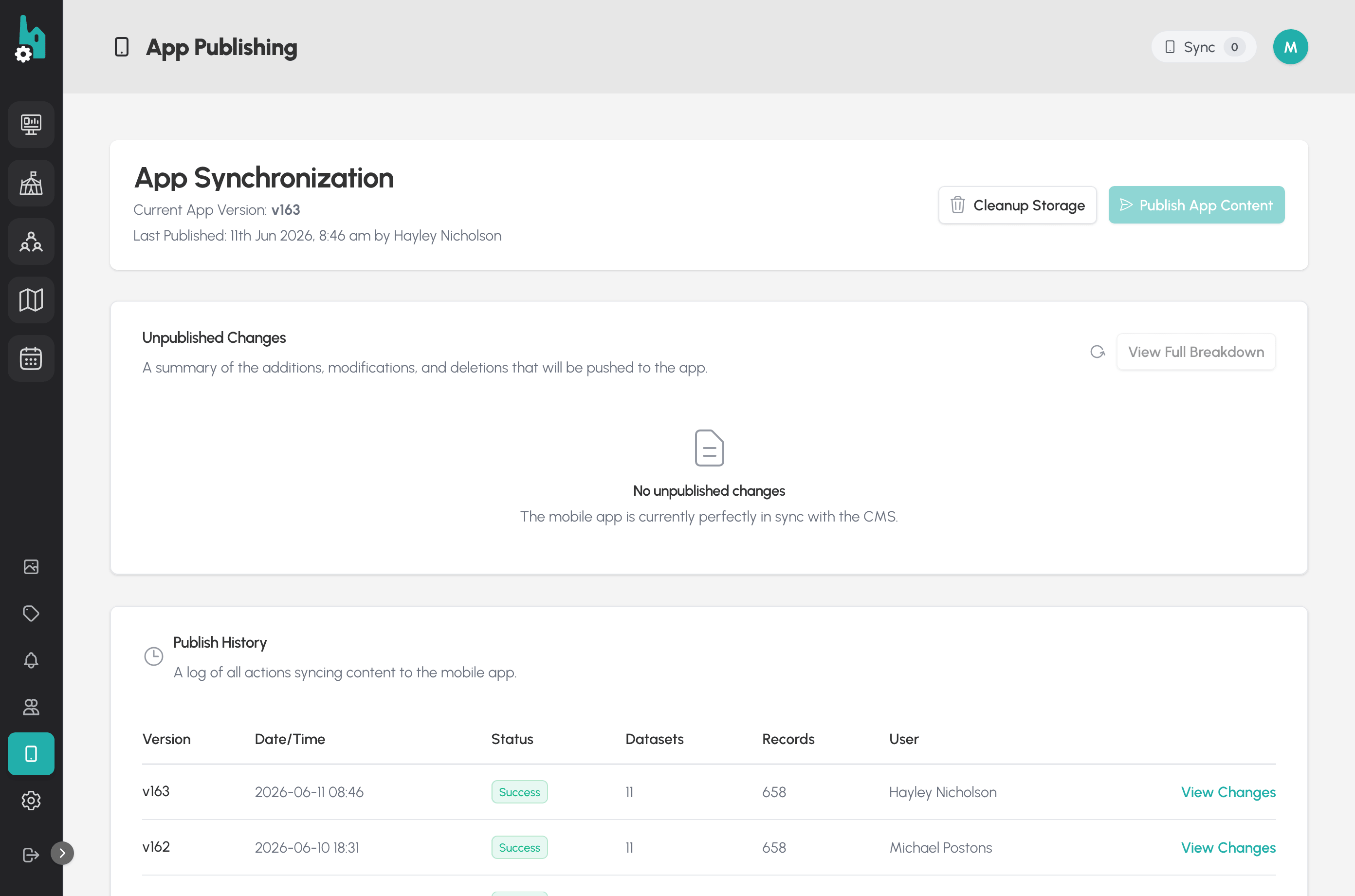FestEngine CMS — comms and alerts